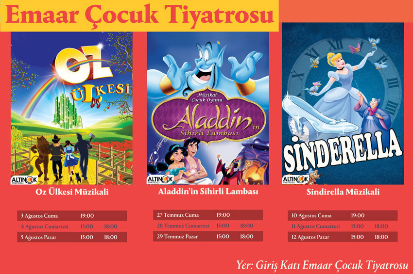 Emaar AVM’nin Çocuk Tiyatrosu açıldı