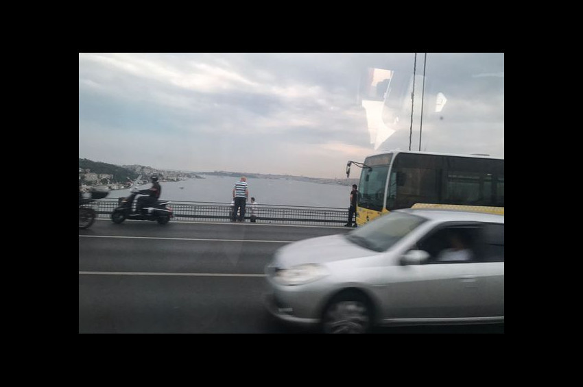15 Temmuz Köprüsünde intihar girişimi
