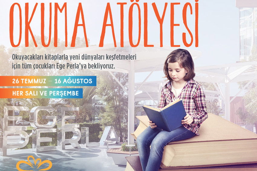 Ege Perla AVMde eğlenceli Okuma Atölyesi