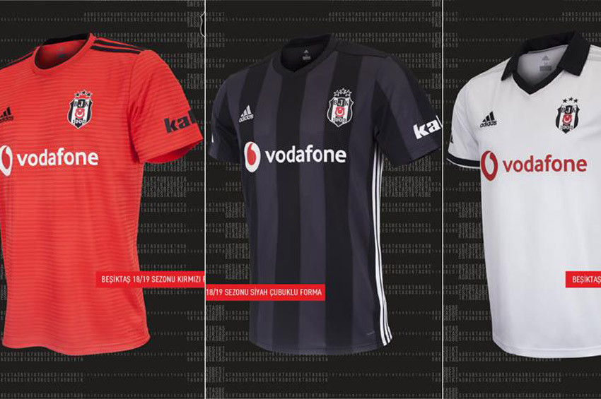 Beşiktaşın yeni sezon formaları tanıtıldı ve satışa çıktı