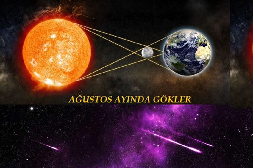 11 Ağustos 2018 Kısmi Güneş tutulması ve Perseid yağmuru