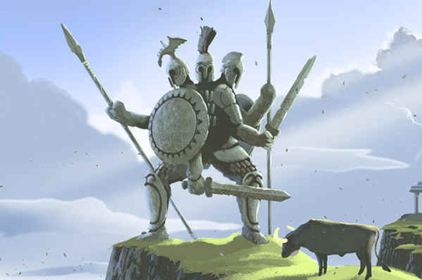 Yunan Mitolojisinin üç kafalı devi: Geryon