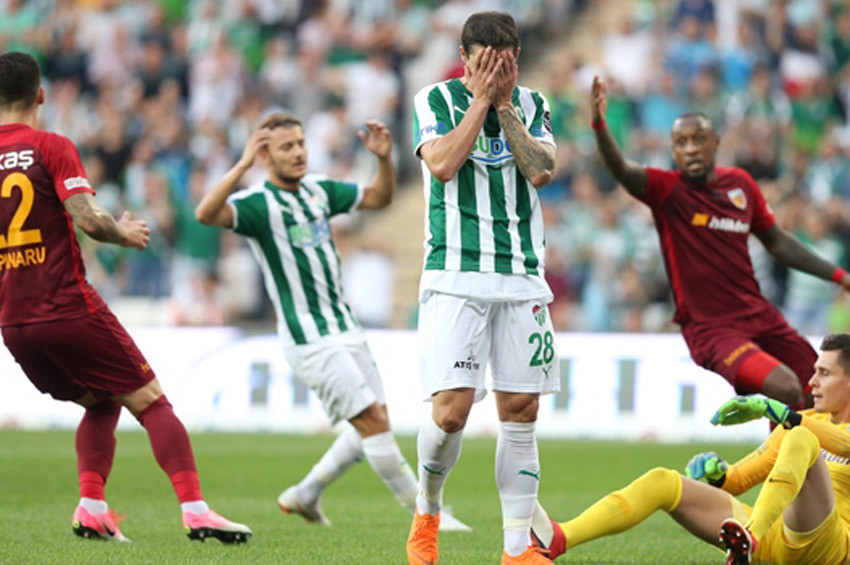 Bursaspor - Kayserispor maçı golsüz sona erdi