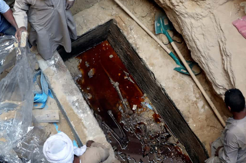 Mısırdaki gizemli lahdin sırrı çözülüyor