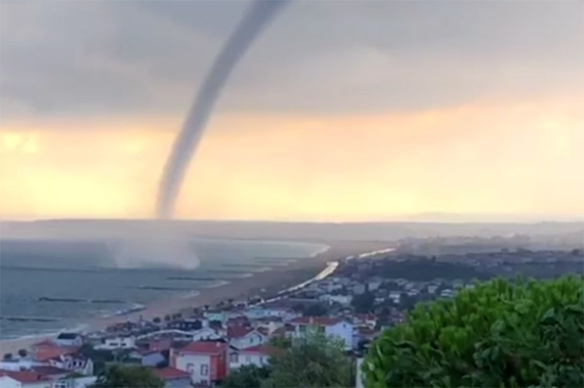 İstanbulda hortum oluştu