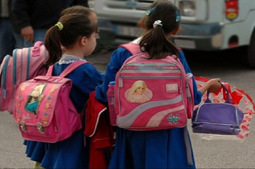 Çocuklar için okul çantası uyarısı