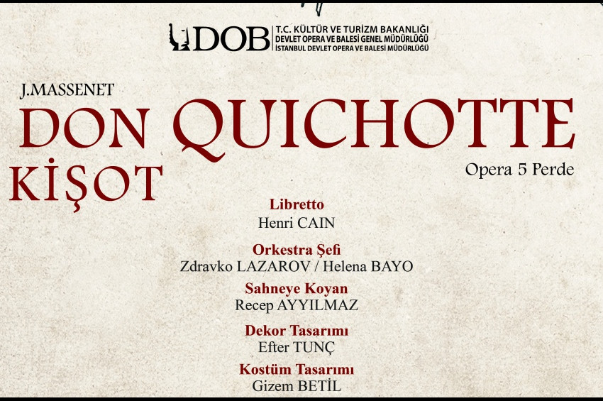 İstanbul Devlet Opera ve Balesi Don Kişota hazırlanıyor