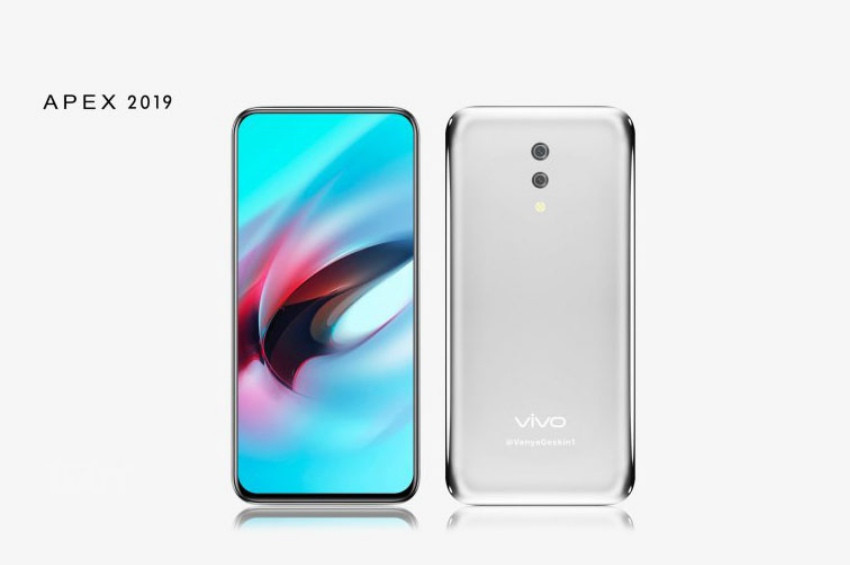 Deliksiz Tuşsuz Telefon Vivo Apex 2019 Tanıtıldı