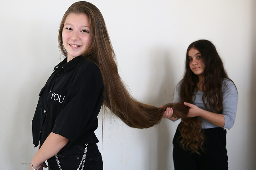 İzmirli Rapunzelin saçı bir metre 52 santimetre