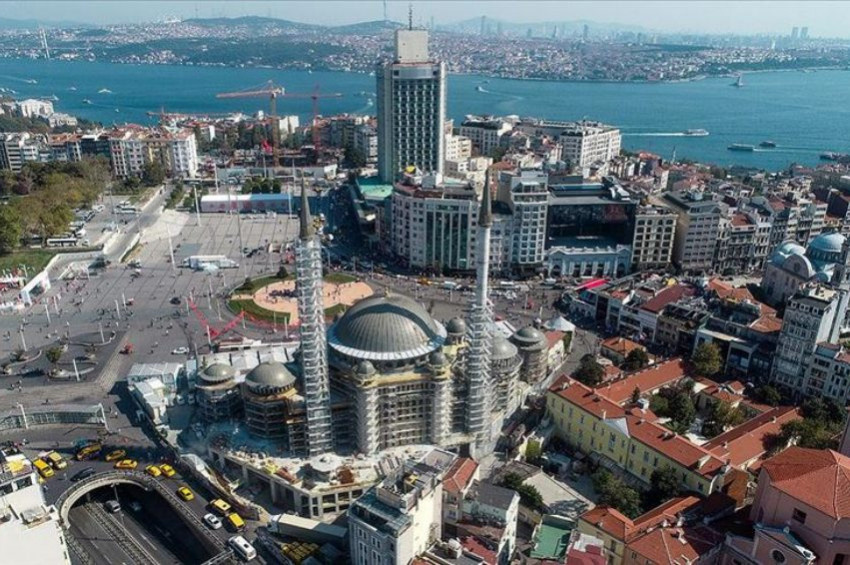 Taksim Camisi açılış için gün saymaya başladı