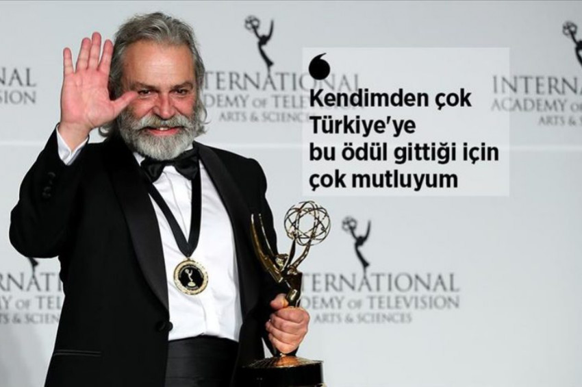 Haluk Bilginer Emmy Ödüllerinde en iyi erkek oyuncu seçildi