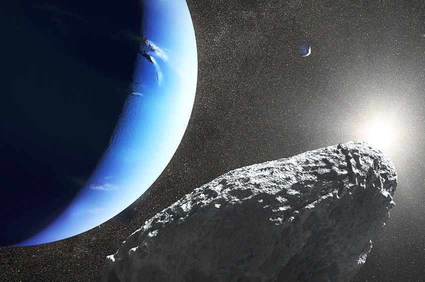 Neptünün mini uydusu diğer uydudan kopmuş olabilir