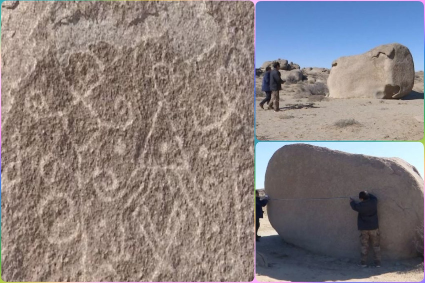 Kaya resimlerinde 4 bin yıllık doğum şenliği bulundu