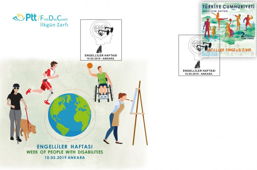 PTT, Engelliler Haftası konulu anma pulu hazırlandı