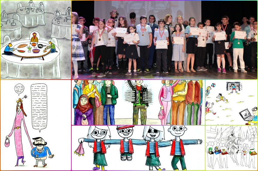 Sosyal Uyum karikatür yarışması ödülleri verildi