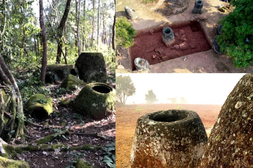 Laosda efsanelere göre devlere ait yüzlerce küp var