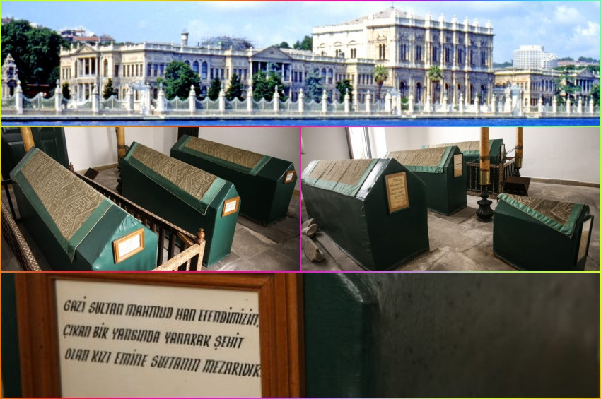 Dolmabahçe sarayındaki gizli türbe