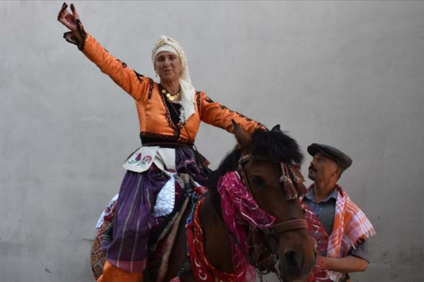 Muğlada Yörük göçü temsili olarak canlandırıldı