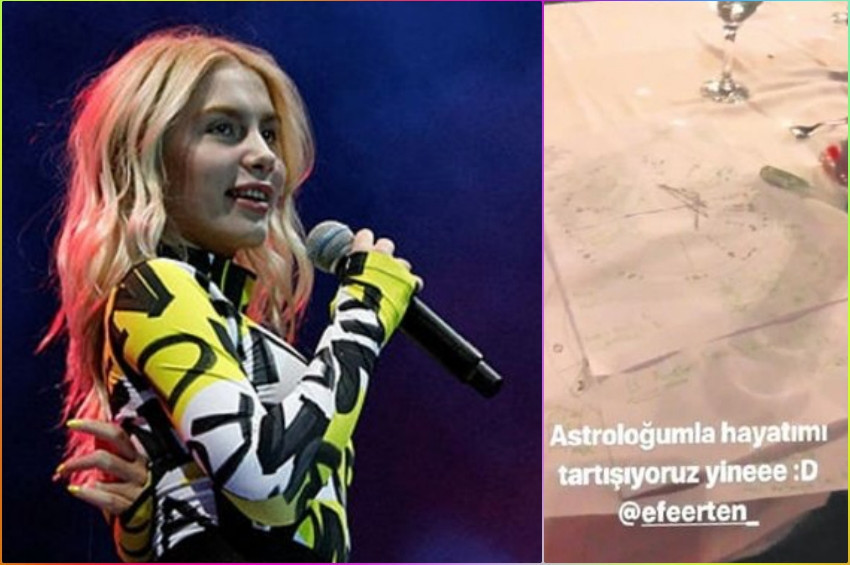 Aleyna Tilki astrolojik destek almayı da ihmal etmiyor