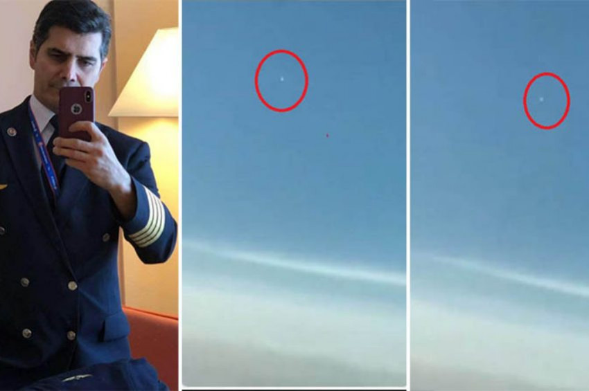 THY pilotu kabinden UFO kaydetti iddiası