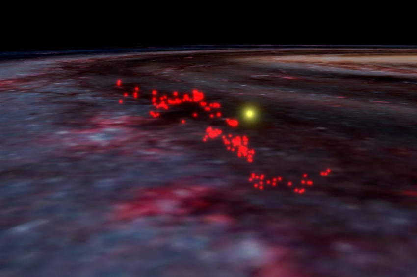 Samanyolunda dalga şekilli dev yapı keşfedildi