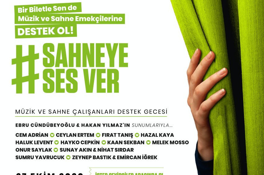 Koronavirüs yardımlaşma konseri 27 Ekim’de