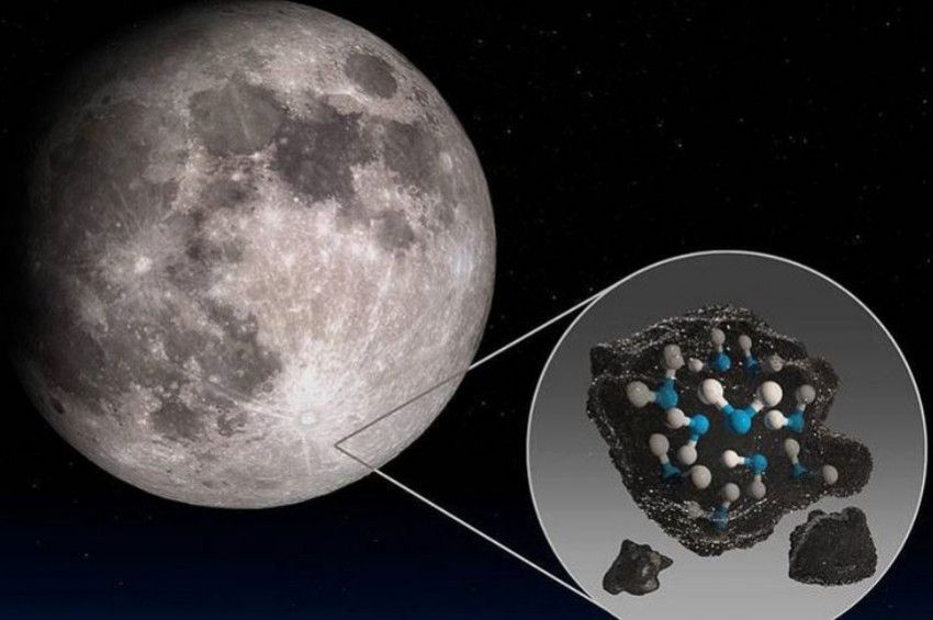NASA: Ayda su bulundu