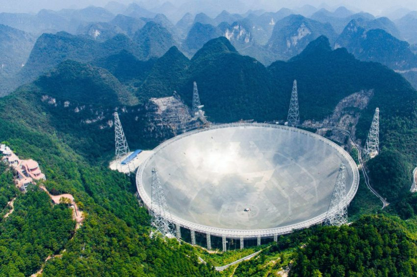 Çinden dev radyo teleskobu FAST jesti