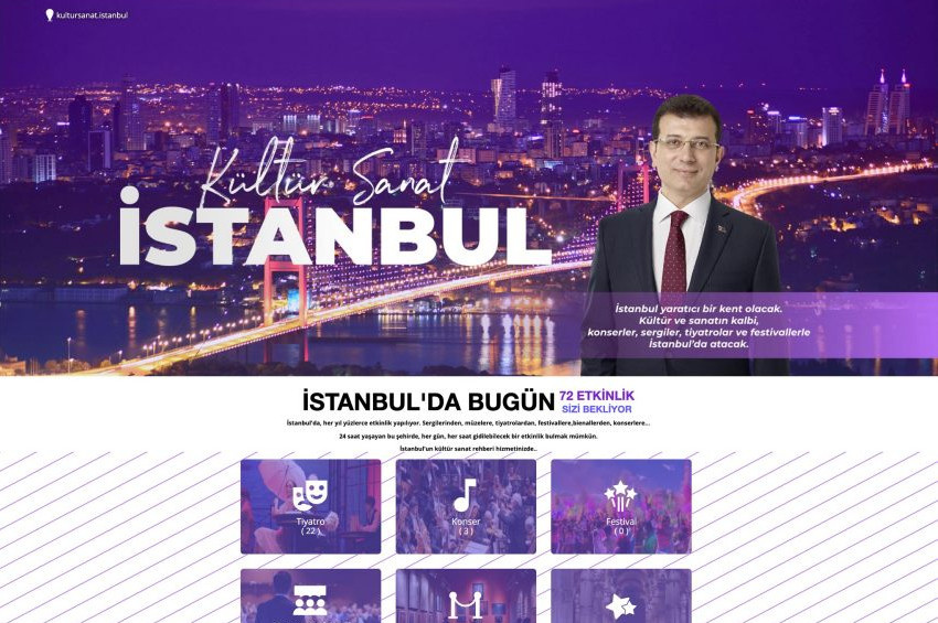 İBBden yeni site: www.kultursanat.istanbul