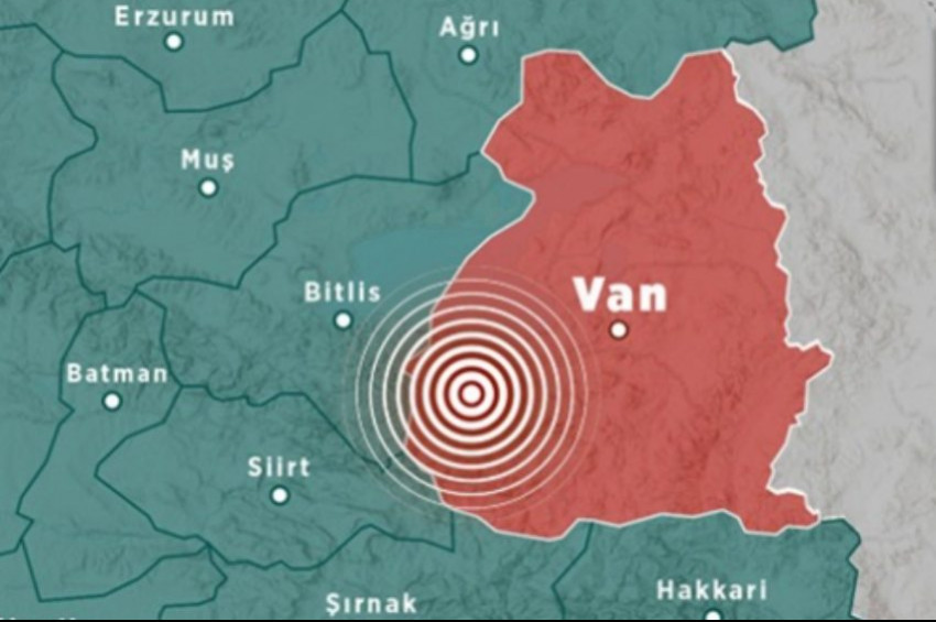 Vanda 4 büyüklüğünde deprem oldu