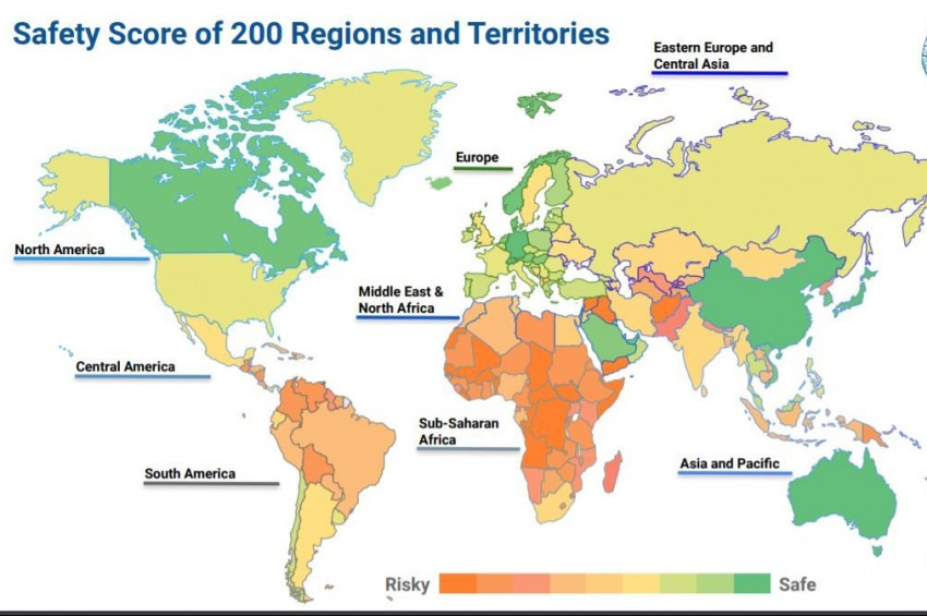 Koronavirüste En Güvenli Ülkeler Haritası Hazırlandı