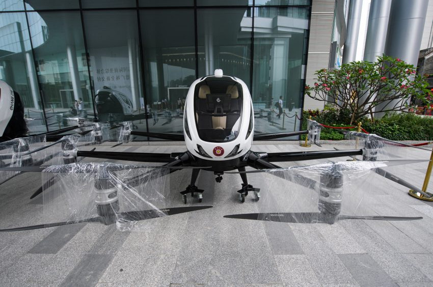 Yolcu taşıyan drone