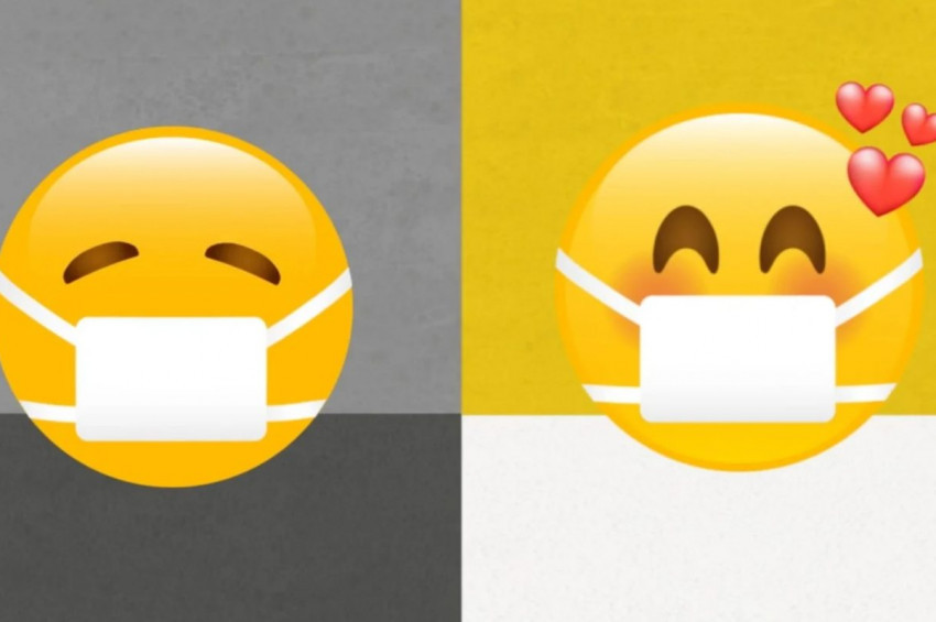 Maskelerin Olumsuz Algılanmaması İçin Gülen Maskeli Yüz Emojisi Tasarlandı