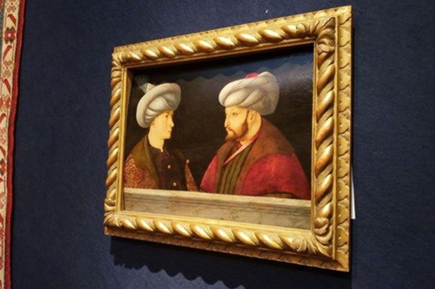 Fatih Sultan Mehmetin tablosu İstanbulda