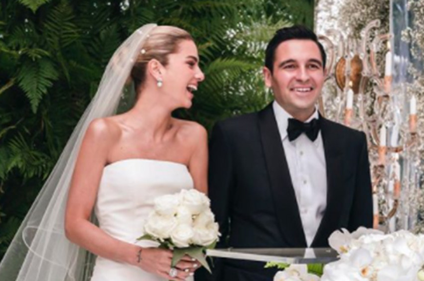 Hacı Sabancı ve Nazlı Kayı evlendi