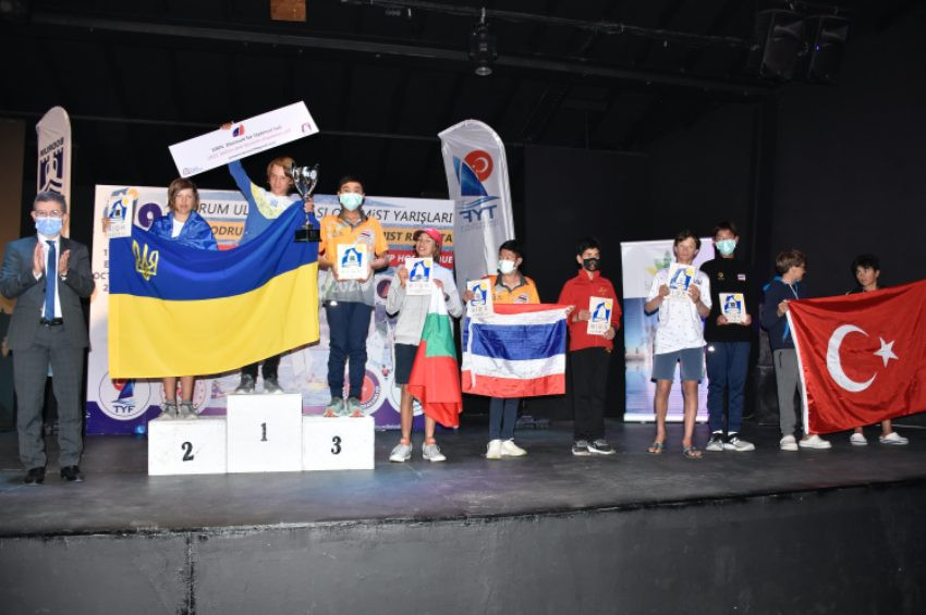 Bodrum Uluslararası Optimist Yarışları 2021 ödülleri verildi