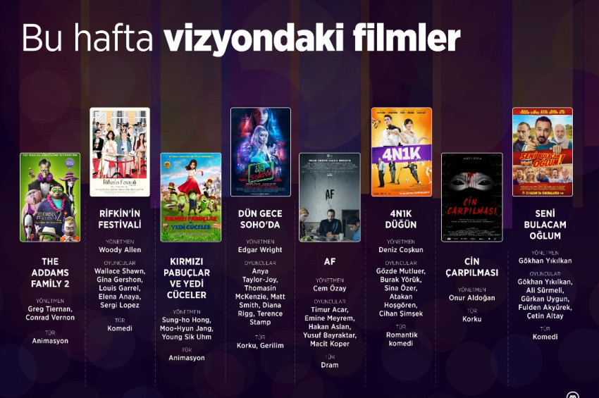 Sinemalarda bu hafta 7 yeni film gösterime giriyor
