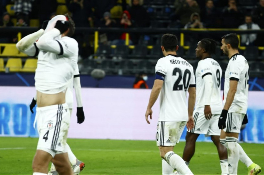 Beşiktaş Avrupaya 5 gollü mağlubiyetle veda etti