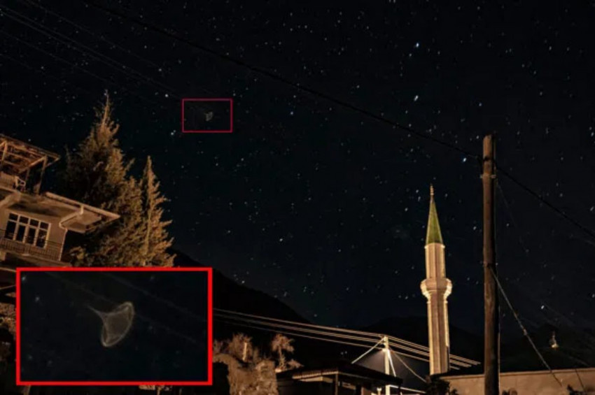 Antalya’da UFO görüntülendi