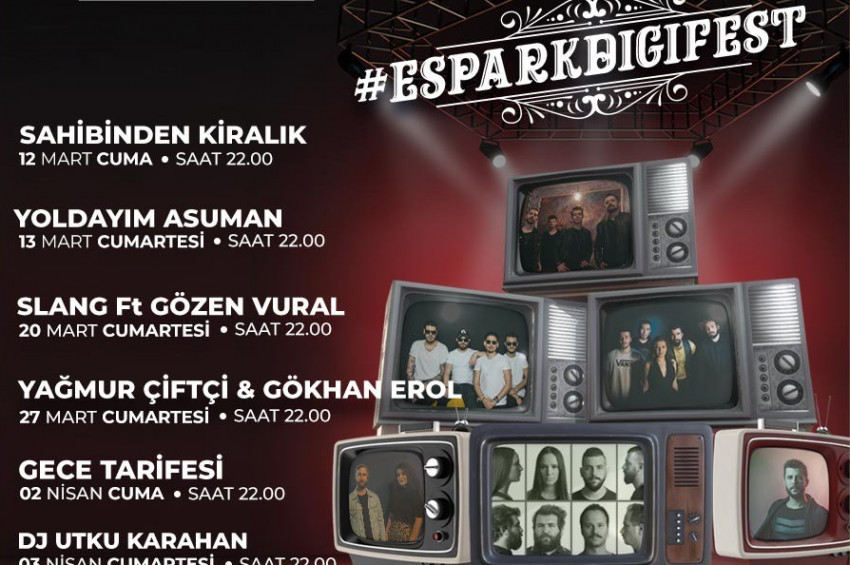 Espark AVM Digifest Konser takvimi