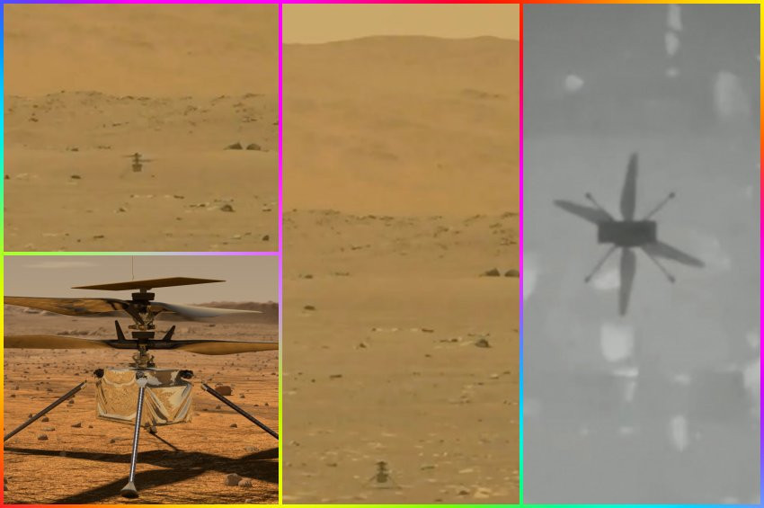 NASAnın Ingenuity helikopteri Marsta başarıyla uçtu