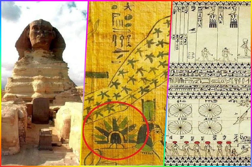 Üç bin yıllık papirüsteki cisim UFO olabilir mi?