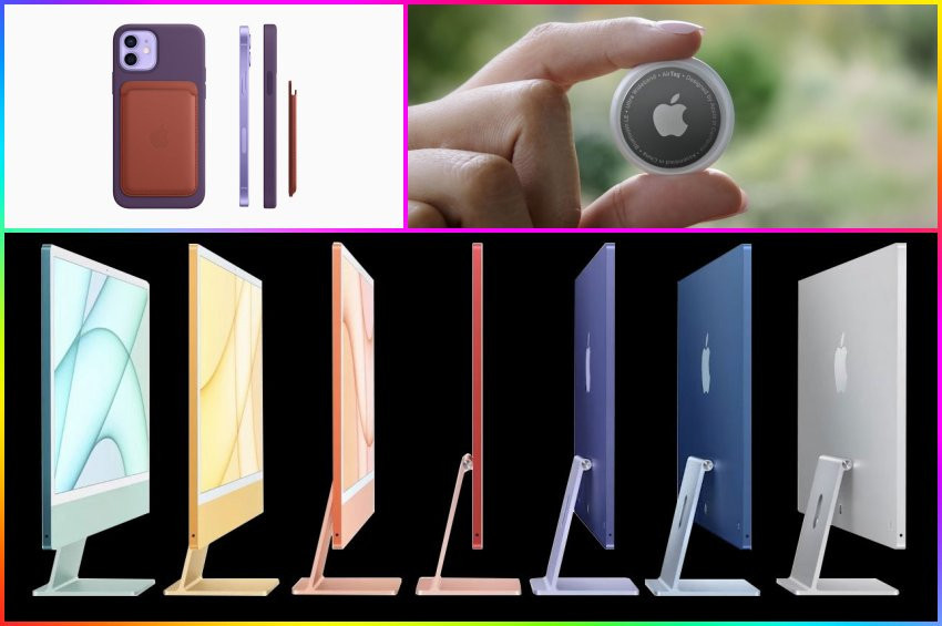 Apple AirTag ve Mor iPhone 12 tanınıldı
