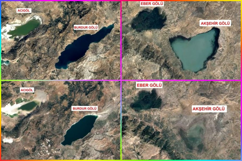 Türkiye gölleri işte böyle kuruyor