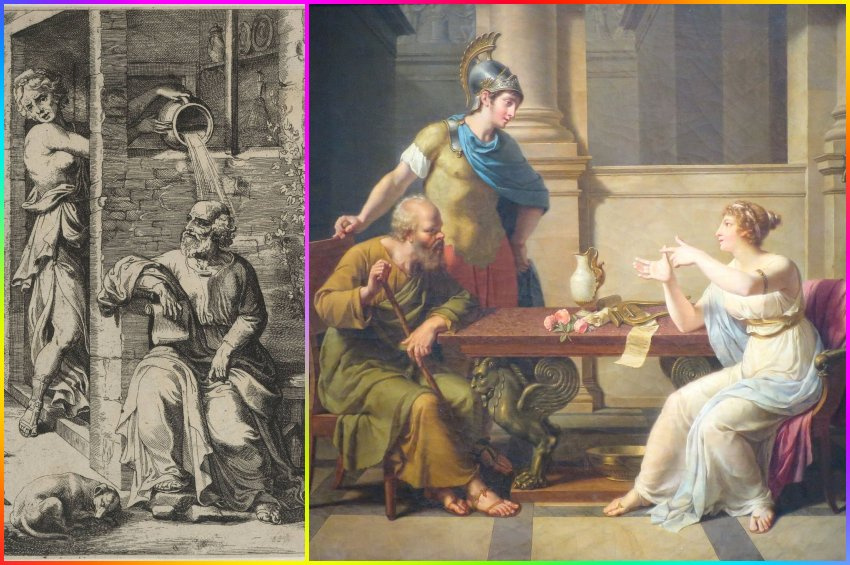 Sokrates'in düşüncelerini etkileyen iki kadın