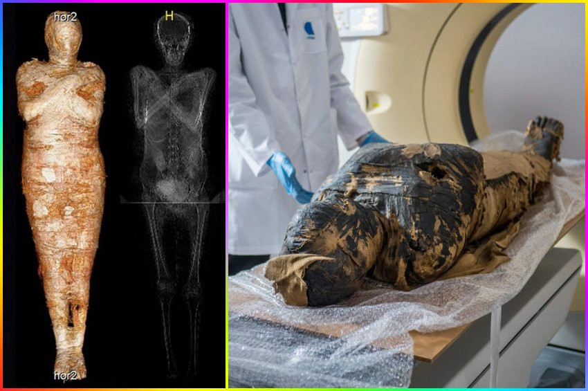 Mısırlı bir rahip sanılan mumya hamile kadına ait çıktı
