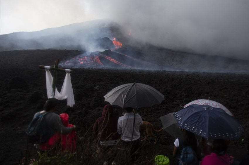 Guatemalada volkan patlaması