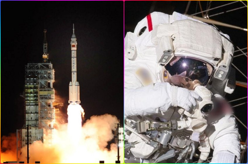 Çin, uzay istasyonuna ilk taykonot ekibini gönderdi