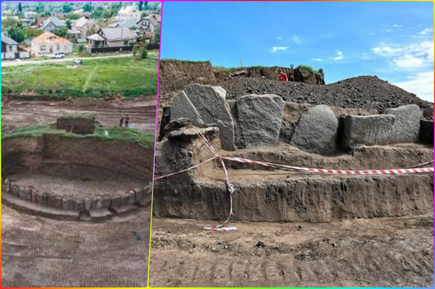 Ukraynada Stonehenge benzeri bir yapı bulundu