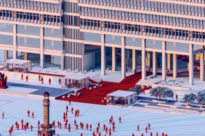 İzmir Büyükşehir Belediye binası Sude Yılmaz’ın projesi ile yenilenecek